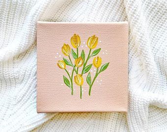 Mini Toile, Small Canvas Paintings, Simple Canvas Paintings, Cute Canvas Paintings, Easy Canvas Art, Canvas Drawings, Canvas Painting Designs, Cute Paintings, Canvas Painting Diy