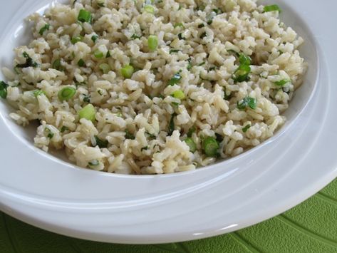 Brown Rice with Green Onions & Cilantro – My Favourite Pastime Recipes With Cilantro, Cilantro Recipes, Green Onion, Brown Rice, Green Onions, Rice Recipes, The Last Time, Fried Rice, Cilantro