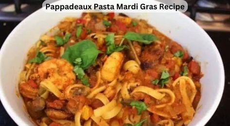 Pappadeaux Pasta Mardi Gras Recipe. Click here and learn the easiest way to prepare delicious Pappadeaux Pasta Mardi Gras recipe at home. Pappadeaux Pasta Mardi Gras Recipe, Pasta Mardi Gras Pappadeaux Recipe, Mardi Gras Pasta Recipe, Pappadeaux Alexander Sauce Recipe, Mardi Gras Pasta, Mardi Gras Recipe, Mardi Gras Recipes Easy, Pappadeaux Recipe, Cajun Pasta