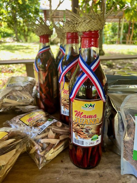 When visiting the Dominican Republic, one drink to try is Mamajuana. It is a local brew made from red wine and honey, infused with tree bark and herbs! This particular one, which I sampled after a local home tour, had twenty-four different roots. So, what does it taste like? Well, it has a unique flavor (think port wine) and a mysterious history. Some say it's an aphrodisiac; others swear by its health benefits. 🥃 🇩🇴 If you want to learn more about it, you can read a blog post I wrote abou... Mysterious History, Rum Bottle, Rum Drinks, Port Wine, Chocolate Brands, Caribbean Travel, The Dominican Republic, Tree Bark, Caribbean Islands