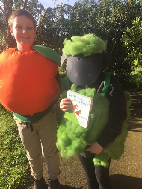 Bookweek. James and the giant peach and where is the green sheep Green Sheep Costume, Where Is The Green Sheep, Sheep Costume, Sheep Costumes, James And The Giant Peach, The Giant Peach, Book Week Costume, Book Week, Diy Book