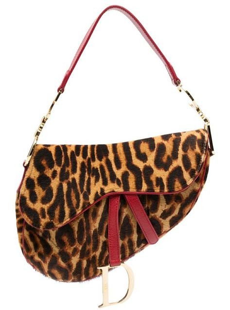 Pretty Bags, Pony Hair, Dolce E Gabbana, Saddle Bag, Bago, Cheetah Print, Leather Trim, Dior Saddle Bag, Dior Bag