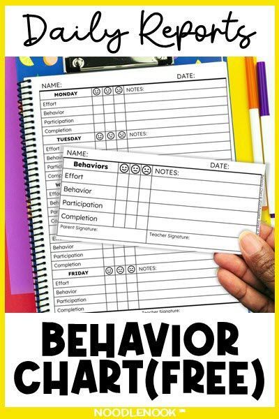 Looking for a positive way to reinforce good behavior in your classroom? Say hello to printable daily behavior reports! Discover why these charts are essential, how to implement them effectively, and get your FREE chart today. #FreePrintable #BehaviorManagement Preschool Daily Behavior Report, Daily Accountability Chart, Behavior Reports For Preschool, If Then Chart Behavior For Kids, Behavior Charts For The Classroom Free, Daily Behavior Report For Parents, Behavior Tracking Sheet Free Printable, Conduct Chart, Daily Behavior Report