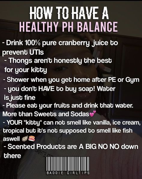 Ph Balance Tips, Good Ph Balance Tips, Bath Tips For Women, Period Hygiene Tips, How To Help Ph Balance, How To Get My Ph Balanced, Good Ph Balance For Women, How To Get Your Ph Balance On Track, Foods To Balance Female Ph