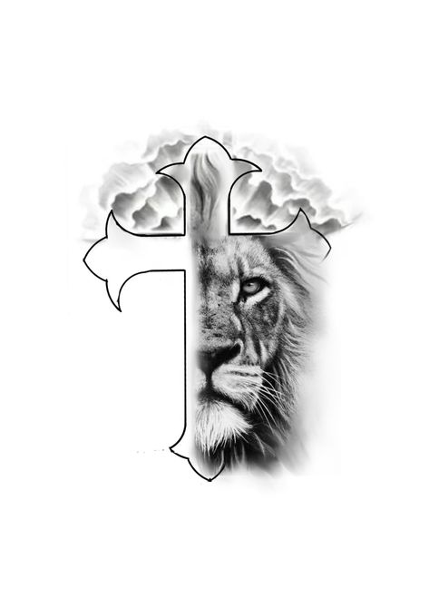 Leo Lion Tattoos, Cloud Tattoo Sleeve, Arm Sleeve Tattoos For Women, Nature Tattoo Sleeve, Mens Lion Tattoo, Simple Tattoos For Guys, Cross Tattoo For Men, Lion Tattoo Design, Cloud Tattoo