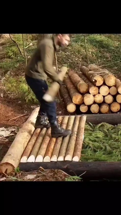 Miejski Survival, Fabrikasi Logam, 1000 Lifehacks, How To Build A Log Cabin, Bushcraft Shelter, Survival Skills Life Hacks, Dream Farm, Survival Life Hacks, Survival Shelter