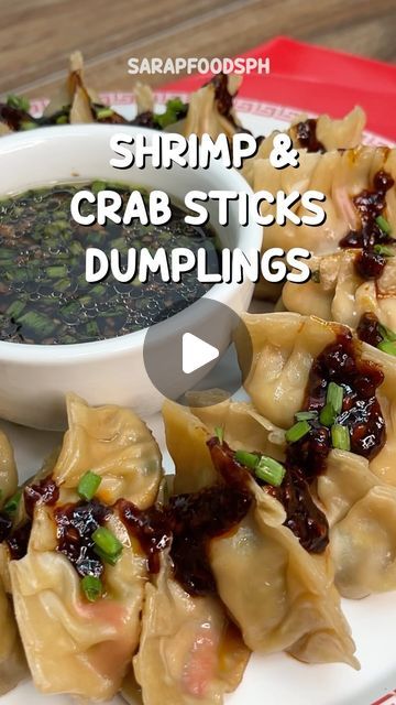 sarapfoodsph on Instagram: "Shrimp & Crab Sticks Dumplings 🤍😋 #shrimp #crab #dumplings #food #foodporn #foodstagram #foodies #foodiesofinstagram #yunmy" Crab Dumplings, Crab Sticks, Crab Stick, Crab Cake, Crab Cakes, Asian Inspired, Dumplings, Crab, Audio