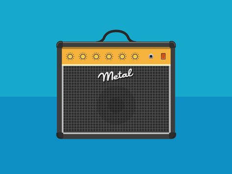 Guitar Amp Illustration, Amplifier Design, Cube Decor, Diy Guitar Amp, Dive Bar, Annual Report, Guitar Amp, Cool Guitar, Global Community