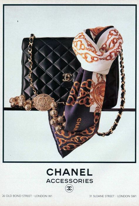 Chanel Collage, Chanel Ad Campaign, 80s Chanel, Chanel Catwalk, Poster Editing, Chanel Girl, Luxury Advertising, Chanel Ad, Vintage Chanel Jewelry