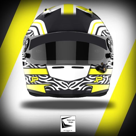 A new helmet design for Jude Puddefoot! www.connorleecedesigns.com #connorleecedesigns #helmet #helmetdesigners #karting #araihelmet #motorsport New Helmet, Helmet Design, Motorsport, Quick Saves, Design