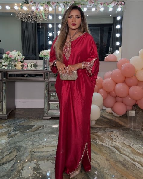 Red dress, red lips, and red hot vibes. kaftan @raniazarastudio Red Dress Red Lips, Red Hot, Dress Red, Red Lips, Red Dress, Lips, Red, Quick Saves