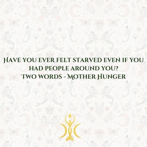 Ever felt starved even with people around? That's Mother Hunger. Coined by therapist Kelly McDaniel, it describes the impact of growing up without essential maternal nurturance, protection, and guidance. Without these, self-love and healthy relationships can be challenging. Healing begins with recognizing and filling this emotional gap. Embrace self-love to attract fulfilling relationships. #MotherHunger #HealingJourney #SelfLove #EmotionalHealing #Relationships #KellyMcDaniel Mother Hunger, Healing Journey, Emotional Healing, Emotional Health, Healthy Relationships, Self Love, Growing Up, Gap, Healing