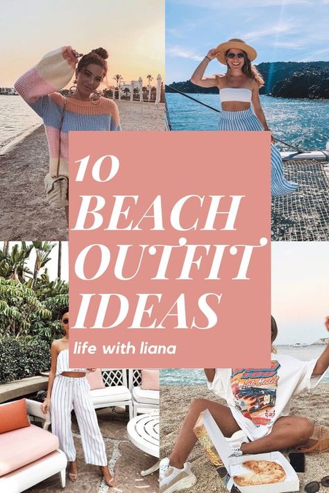 Beach Ideas Outfit, Beach Wear 2023 Trends, Pool Party Outfit Women Casual, Beach Outfits 2023 Fashion Trends, Beach 2023 Outfit, Summer Outfits Beach Vacation 2023, Beach Casual Outfits Women, Beach Outfits Women 2023, Outfit Ideas Beach Vacation