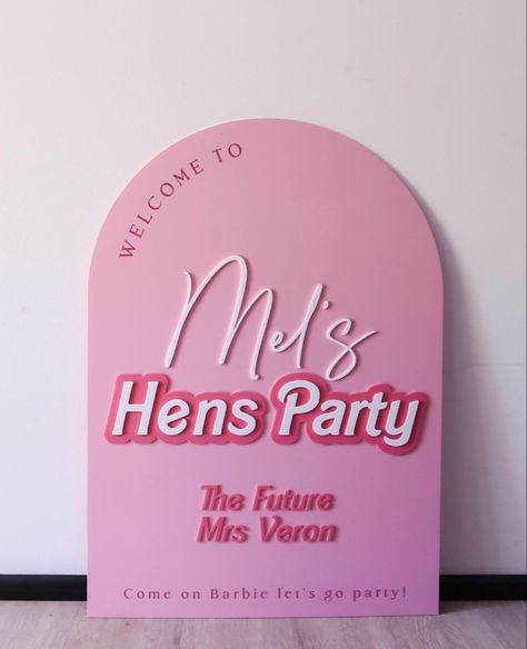 Barbie Theme Hen Do, Barbie Bachelorette Party, Hen Ideas, Barbie Pool, Barbie Pool Party, Bride Era, Barbie Bachelorette, Barbie Birthday Party, Barbie Theme