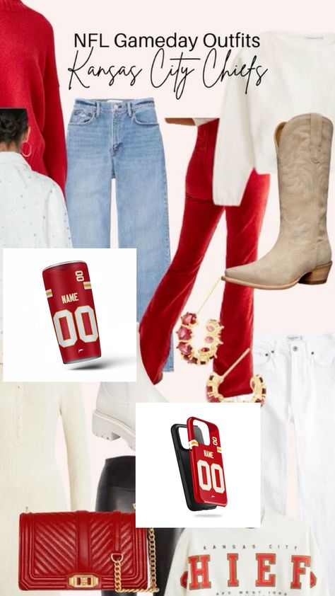 Prepare for game day with our stylish Kansas City Chiefs NFL game day outfit ideas! From classic jerseys to comfortable hoodies and trendy accessories, we’ve curated the perfect looks to help you represent your Chiefs pride. Personalize your outfit with your name and favorite player’s number for a unique touch. Whether you’re at Arrowhead Stadium or cheering from home, you’ll look fantastic while supporting the Chiefs this NFL season! Nfl Game Day Outfit, Arrowhead Stadium, Comfortable Hoodies, Day Outfit Ideas, The Chiefs, Game Day Outfit, Nfl Games, Nfl Season, Team Jersey