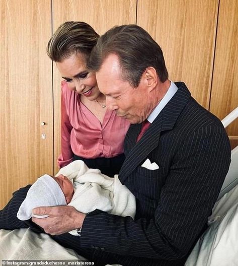 Welcome New Baby, Old Prince, Prince Felix, Baby Prince, Princess Alexandra, Grand Duke, Holding Baby, Royal Baby, The Royal Family