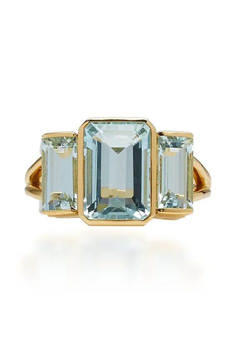 Yi Collection, Tiffany Setting Engagement Ring, Band Engagement Rings, Famous Engagement Rings, Engagement Ring For Him, Unusual Engagement Rings, Gold Solitaire Ring, Best Engagement Rings, Aquamarine Ring