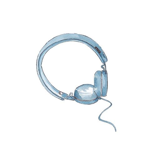 Valuable objects - Urbanears Humlan Indigo @urbanears #urbanears #dailyurbanears #headphones #indigo #style #fashion #streetstyle #ootd #outfitoftheday #fashionblogger #minimal #fashionillustration #watercolour #art #valeurs Blue Pngs, Blue Objects, Girly Illustration, Good Objects, Objects Illustration, Headphones Art, Tipografi 3d, Carrd Png, Blue Png