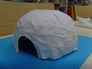 igloo papier mâché Pole Nord, Advent Christmas, Small World Play, Design Stand, Small World, Paper Mache, Bean Bag Chair, Design