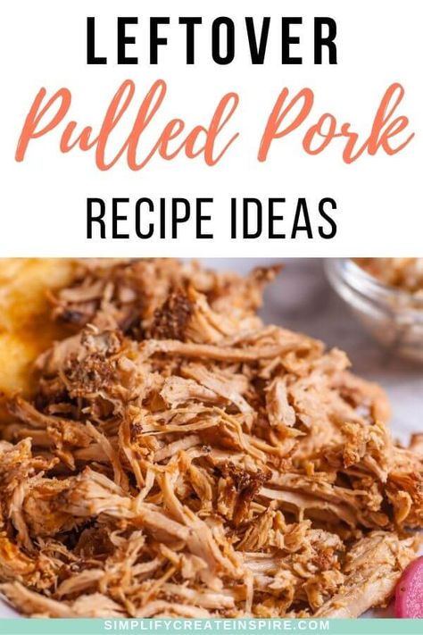 Leftover Pulled Pork Recipe, Pulled Pork Dip, Leftover Pulled Pork Recipes, Barbeque Pulled Pork, Pork Loin Crock Pot Recipes, Bbq Pork Loin, Pulled Pork Quesadilla, Pulled Pork Leftover Recipes, Pulled Pork Pizza