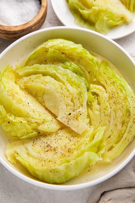 Boil Cabbage Recipe, Boil Cabbage, How To Cook Cabbage, Cooked Cabbage Recipes, Cabbage Recipes Southern, Cook Cabbage, Ground Beef Breakfast, Cabbage And Carrots, Recipe Ingredients List