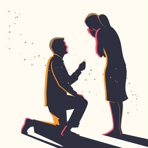 Engagement Proposal Proposal Drawing, Engagement Drawing, Proposal Illustration, Couple Proposal, Crowd Drawing, Proposal Day, Insta Hacks, Pacify Her, Engagement Quotes