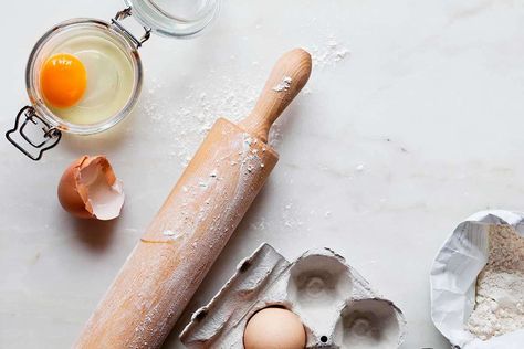 Baking a recipe from scratch can warm you from the inside out, especially when the days feel long and challenging. In those moments when you need a pick-me-up, nothing quite hits the spot like something fresh from the oven.  If you head to the kitchen for a self-care baking session and realize the pantry is quite empty, don’t worry! Even when you’re low on essential ingredients, you can bake something delicious and satisfying. Messy Food Photography, Scones Photography, Bake Photography, Chocolate Coconut Macaroons, Baking Photography, Salted Chocolate Chip Cookies, Kitchen Photography, Classic Peanut Butter Cookies, Flatlay Photography