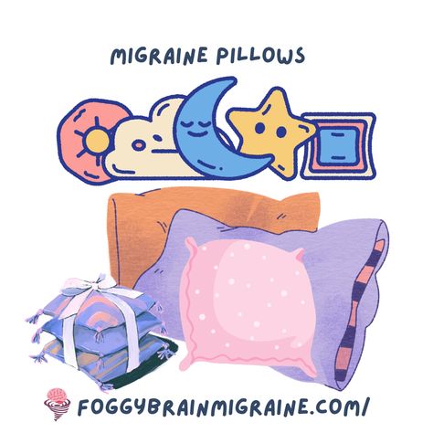 Top 5 Recommended Migraine Pillows and their relief benefits - Migraine Hat, Tension Migraine, Types Of Migraines, Foggy Brain, Best Pillows, Migraine Pain, Migraine Prevention, Contour Pillow, Orthopedic Pillow