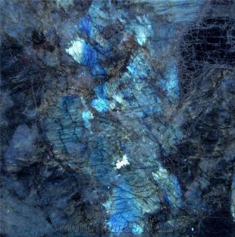 Lemurian Blue Granite Tile Blue Wall Colors, Blue Granite, Granite Colors, Room Blue, Luxury Marble, Granite Countertops Kitchen, Granite Tile, Water Walls, Countertop Materials