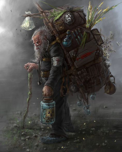 Old Apothecary, Heroic Fantasy, Dungeons And Dragons Characters, Concept Art Character, Dnd Art, D&d Dungeons And Dragons, Warhammer Fantasy, Fantasy Rpg, Fantasy Inspiration