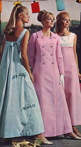 60s Long Dress, Blues Era Fashion, Pastel 70s Fashion, 60s Evening Gown, 60s Gowns, Late 60s Fashion, 60s Maxi Dress, Long Pink Dress, 1969 Fashion