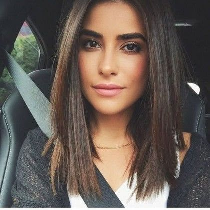 15 Fantastic Easy Medium Haircuts - Shoulder Length Hairstyles for Women Hair Cut Ideas, Lob Haircut, Shoulder Length Hair Cuts, Long Bob Hairstyles, Mid Length Hair, Short Hairstyle, Medium Hair Cuts, Hair Skin Nails, Nails And Makeup