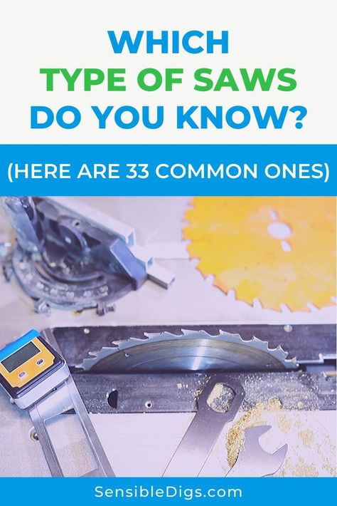 Are you a novice woodworker or carpenter looking to increase the saws in their armor? You'll enjoy this list of 32 types of saws -- and hopefully, find a few to invest in. #saws #jigsaws #powersaws #hacksaws #saw Types Of Saws, Jigsaws, Home Management, Saws, Did You Know, Budgeting, Woodworking