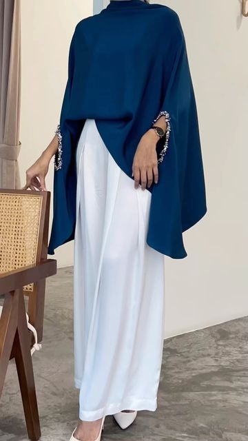 Eid Fashion 2024, Pallazo Outfits, Baby African Clothes, Hijab Soiree, Eid Fashion, Ankara Dress Designs, Bubu Gown Styles, Hijab Dress Party, Kaftan Designs