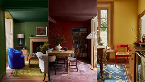 Have you heard of double drenching? According to experts, this is the new paint trend to confidently combine color in your home Color Drenching, Paint Trends, Moody Interiors, Interior Design Advice, Secret Rooms, Smart Home Technology, Matching Wallpaper, Home Technology, Little Greene