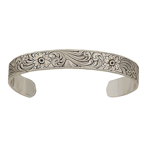 Western Cuff Bracelet, Montana Silversmith Jewelry, Engraved Cuff, Western Lifestyle, Western Buckles, Cowgirl Jewelry, Western Belt Buckles, Western Jewelry, Jewelry For Her