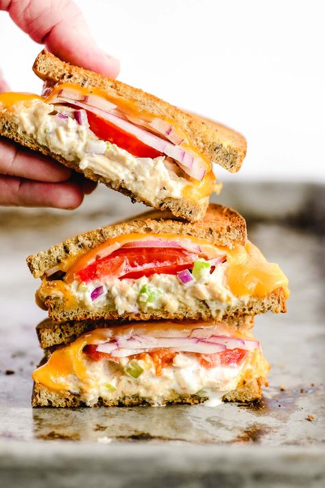 Sheet Pan Tuna Melts Pasta Salad With Tuna, Tuna Sandwiches, Salad With Tuna, Mediterranean Pasta Salad, Tuna Melt Recipe, Mediterranean Pasta Salads, The View From Great Island, Mediterranean Pasta, Melt Recipe