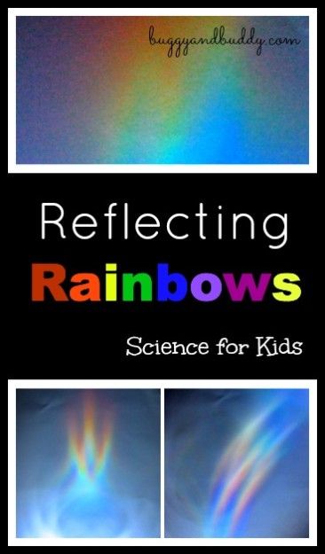 Science for Kids: Making Rainbow Reflections by Buggy and Buddy. Simple and stunning. All About Rainbows, Sound Activities, Rainbow Ideas, Color Science, Stem Club, Science Experiment For Kids, Spring Lessons, Experiment For Kids, Rainbow Activities