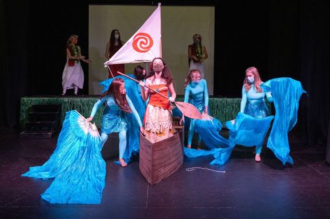 Water Theatre, Moana Jr, Disney Musical, Kids Theater, Drama Club, Carson City, Disney Moana, Theatre Costumes, Group Halloween Costumes