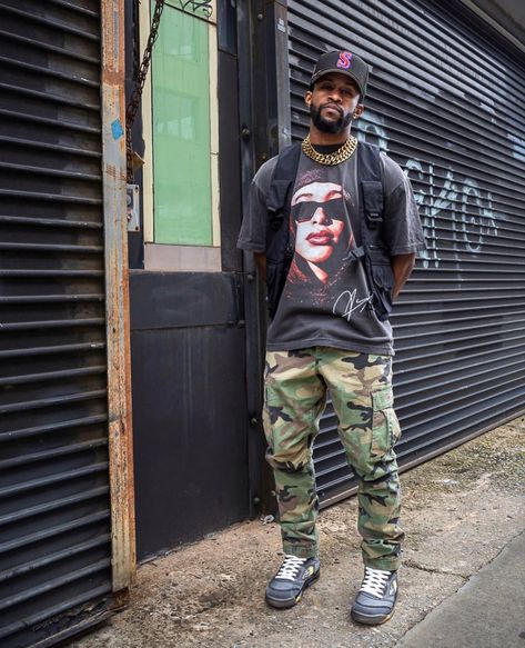 Jordan 5 Outfit, Military Outfits, Carnival Clothes, Black Men Fashion Urban, Streetwear Ideas, 5 Outfits, Black Men Fashion Casual, Pants Outfit Men, Mens Summer Outfits