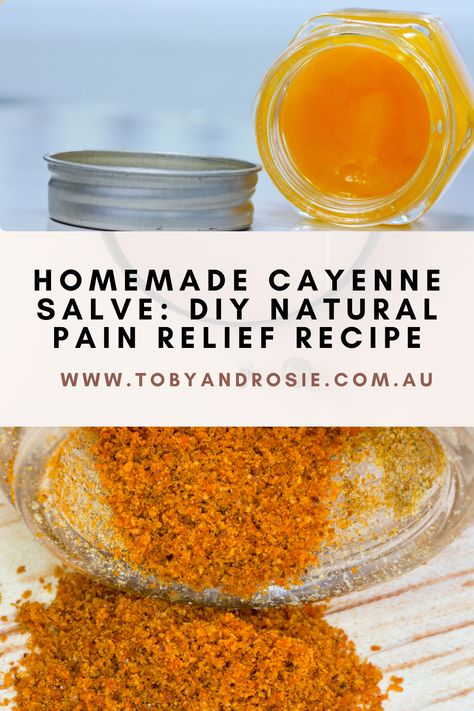 DIY Cayenne Pepper Salve with Castor Oil: A Natural Pain Relief Remedy - Toby and Rosie Castor Oil And Cayenne Pepper, Cayenne Pepper Recipes, Cayenne Pepper Benefits, Herbal Vinegar, Pain Relief Remedies, Salve Recipes, Natural Alternatives, Pain Relief Cream, Herbal Apothecary