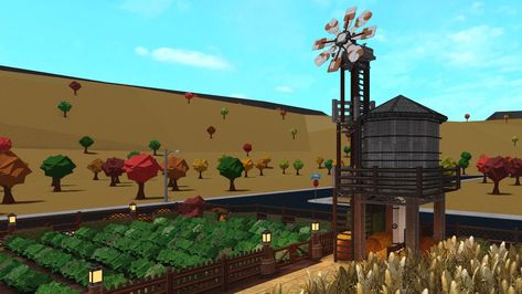 Bloxburg Farm Layout, Bloxburg Carnival, Farm Bloxburg, Bloxburg Farm, Bloxburg Building, Bloxburg Town, Farm Layout, Cottage Farm, Bloxburg Ideas