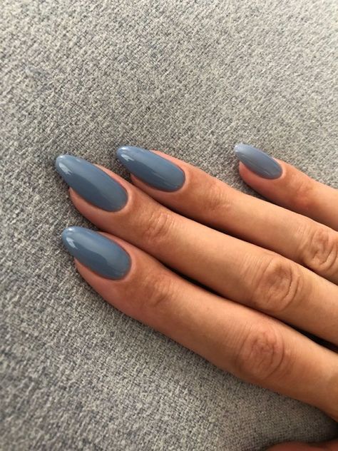 Nail Colors Winter, Basic Nails, Casual Nails, Gray Nails, Blue Nail, Neutral Nails, Fire Nails, Classy Nails, Chic Nails