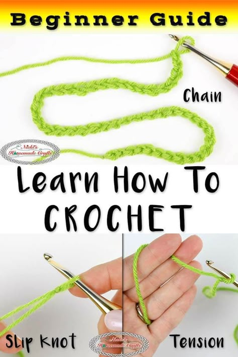 Learn how to get started with Crochet! A complete beginner guide known as Crochet 101 where you learn all the basic crochet stitches and how to get increased and decreased. Ebook included #crochet #crochetbeginner #crocheting #freetutorial #crochettutorial #freecrochet #crochet101 #basicstitches #basiccrochet #basicstitch #dc #sc #tr #dtr #fpdc #bpdc Learn Crochet Beginner, Beginning Crochet, Crochet 101, Learn Crochet, Crochet Beginner, Crochet For Beginners Blanket, Beginner Crochet Tutorial, Easy Crochet Stitches, Basic Stitches