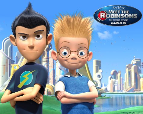 This movie was really cute and random. Meet The Robinsons Wilbur, Goober Meet The Robinsons, Meet The Robinsons Funny, Meet The Robinsons Quote, Meet The Robinsons Movie Poster, Meet The Robinsons, Wilbur Robinson, Meet The Robinson, Rob Thomas