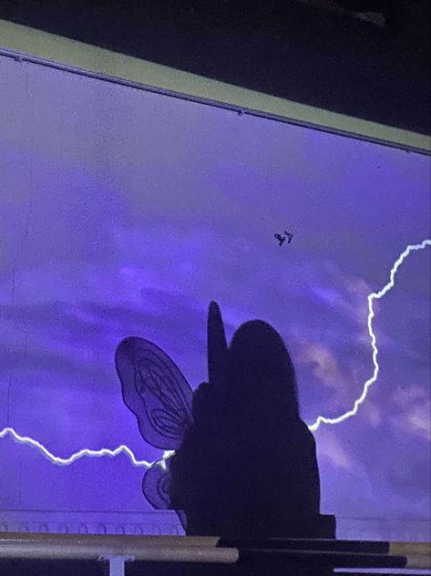 Purple Thunder Aesthetic, Thundering Pulse, Aesthetic Thunder, Thunderstorm Aesthetic, Thunder Aesthetic, Purple Thunder, Aesthetic Fairy, Fairy Butterfly, Neon Purple