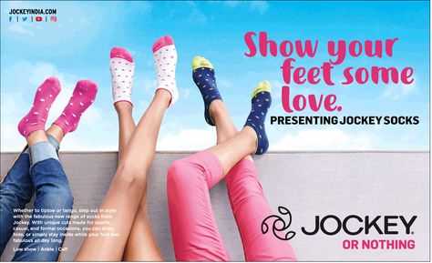 Socks Website Design, Sock Ads, Socks Advertising Design, Footwear Advertisement Poster, Socks Ads, Socks Graphic Design, Socks Package, Times Of India, Ad Design