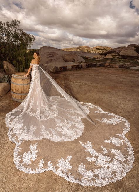 Wedding Dresses Mexican Style, Mexican Wedding Veil, Mexican Inspired Wedding, Kitty Chen, Petite Bride, Long Sleeve Ball Gowns, Cape Wedding Dress, Wedding Dress Champagne, Pnina Tornai