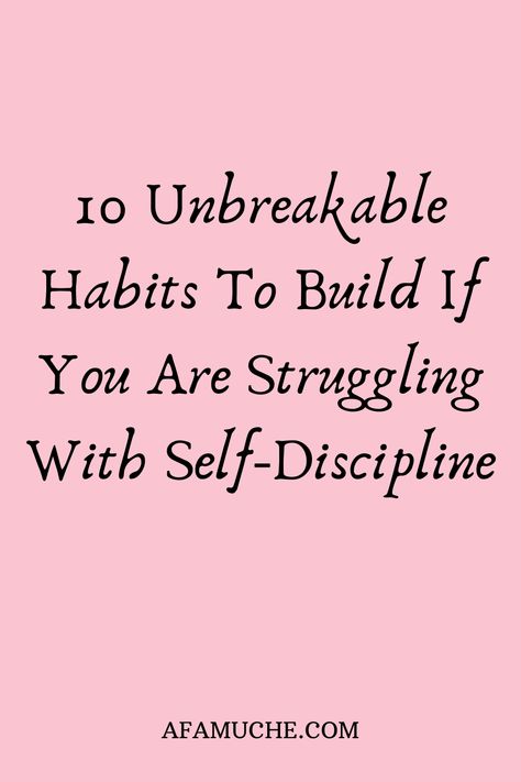 Ways To Practice Self Discipline, Building Self Discipline, How To Get Self Discipline, Self Accountability Tips, How To Gain Self Discipline, How To Improve Self Discipline, How To Learn Discipline, How To Build Self Discipline, How To Have Self Discipline