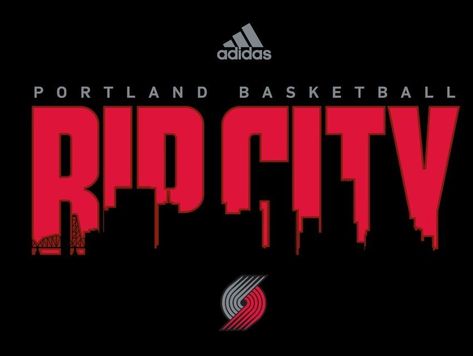 Basketball Team Logo, Portland Blazers, Basket Nba, Logo Basketball, City T Shirt, Nba Wallpapers, Portland Trail Blazers, Sport Inspiration, Graphic Ideas